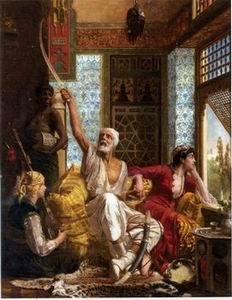 unknow artist Arab or Arabic people and life. Orientalism oil paintings 53